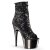 Pleaser Botín ADORE-1008SQ Metalizado Negro EU-41 / US-11