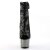 Pleaser Botín ADORE-1008SQ Metalizado Negro EU-38 / US-8