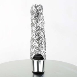 Pleaser Botín ADORE-1008SQ Plata  Metalizado EU-36 / US-6