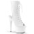Pleaser Botín ADORE-1016 Blanco Sintético EU-39 / US-9