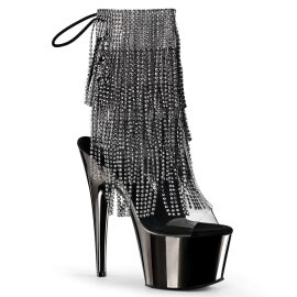 Pleaser Botín ADORE-1017RSF Plata...