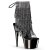 Pleaser Botín ADORE-1017RSF Plata Transparente-Metalizado Negro EU-37 / US-7