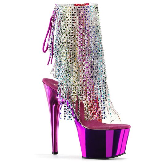 Pleaser Botín ADORE-1017RSF Fucsia Metalizado Multicolor EU-36 / US-6