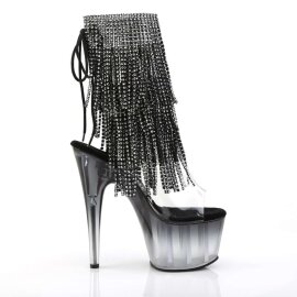Pleaser Botín ADORE-1017RSFT Negro EU-41 / US-11