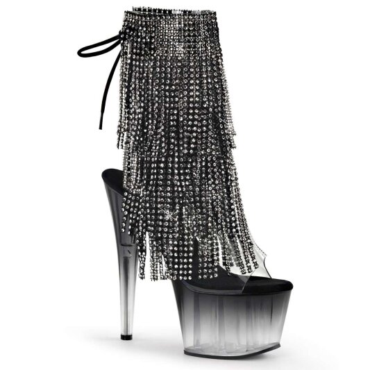 Pleaser Botín ADORE-1017RSFT Negro EU-36 / US-6
