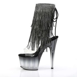 Pleaser Botín ADORE-1017RSFT Negro EU-36 / US-6