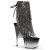 Pleaser Botín ADORE-1017RSFT Negro EU-36 / US-6