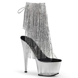 Pleaser Botín ADORE-1017RSFT Plata EU-41 / US-11