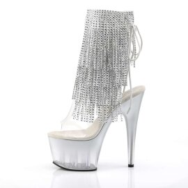 Pleaser Botín ADORE-1017RSFT Plata EU-41 / US-11