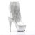 Pleaser Botín ADORE-1017RSFT Plata EU-41 / US-11