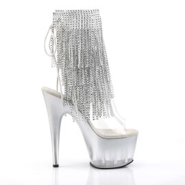 Pleaser Botín ADORE-1017RSFT Plata EU-39 / US-9