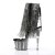 Pleaser Botín ADORE-1017SRS Plata EU-36 / US-6