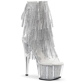 Pleaser Botín ADORE-1017SRS Plata EU-35 / US-5