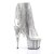 Pleaser Botín ADORE-1017SRS Plata EU-36 / US-6
