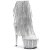 Pleaser Botín ADORE-1017SRS Plata EU-37 / US-7
