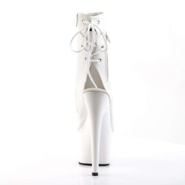 Pleaser Botín ADORE-1018 Blanco Sintético EU-40 / US-10