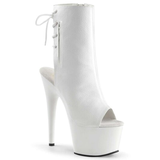 Pleaser Botín ADORE-1018 Blanco Sintético EU-36 / US-6