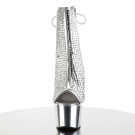 Pleaser Botín ADORE-1018DCS Plata Metalizado EU-36...