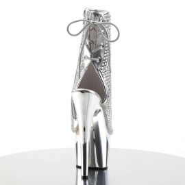 Pleaser Botín ADORE-1018DCS Plata Metalizado EU-37 / US-7