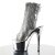 Pleaser Botín ADORE-1018DCS Plata Metalizado EU-37 / US-7