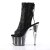 Pleaser Botín ADORE-1018G Purpurina Negra EU-38 / US-8