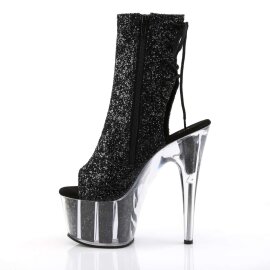 Pleaser Botín ADORE-1018G Purpurina Negra EU-39 / US-9