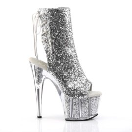 Pleaser Botín ADORE-1018G Purpurina Plata EU-40 / US-10