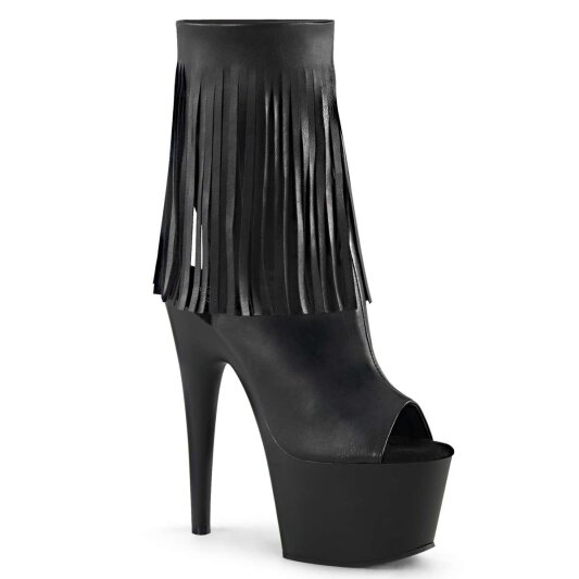 Pleaser Botín ADORE-1019 Negro Cuero sintético EU-39 / US-9