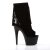Pleaser Botín ADORE-1019 Negro Ante EU-35 / US-5