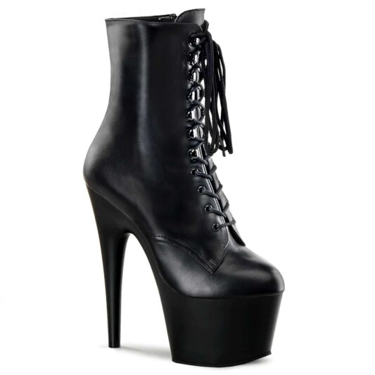 Pleaser Botín ADORE-1020 Negro Piel EU-42 / US-12