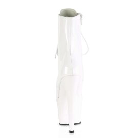 Pleaser Botín ADORE-1020 Blanco Charol EU-40 / US-10