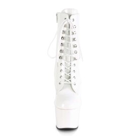 Pleaser Botín ADORE-1020 Blanco Charol EU-35 / US-5
