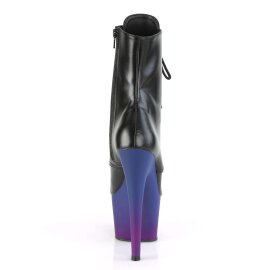Pleaser Botín ADORE-1020BP Negro Azul-Lila EU-35 / US-5