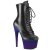 Pleaser Botín ADORE-1020BP Negro Azul-Lila EU-35 / US-5