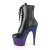 Pleaser Botín ADORE-1020BP Negro Azul-Lila EU-35 / US-5