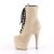 Pleaser Botín ADORE-1020FS Beige Ante EU-41 / US-11