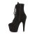Pleaser Botín ADORE-1020FS Negro ante EU-35 / US-5