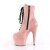 Pleaser Botín ADORE-1020FS Rosa Clar Ante EU-36 / US-6