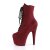 Pleaser Botín ADORE-1020FS Burdeos ante EU-40 / US-10