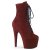 Pleaser Botín ADORE-1020FS Burdeos ante EU-36 / US-6