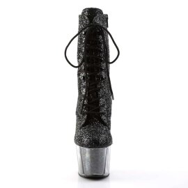 Pleaser Botín ADORE-1020G Purpurina Negra EU-35 / US-5