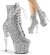 Pleaser Botín ADORE-1020G Purpurina Plata EU-35 / US-5