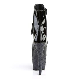 Pleaser Botín ADORE-1020LG Negro Multi Purpurina EU-41 / US-11