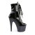Pleaser Botín ADORE-1020LG Negro Multi Purpurina EU-38 / US-8