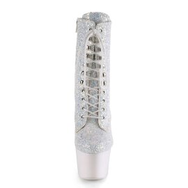 Pleaser Botín ADORE-1020LG Blanco-Neón...