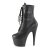 Pleaser Botín ADORE-1020PK Negro Piel Sintética EU-35 / US-5