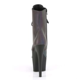 Pleaser Botín ADORE-1020REFL Verde-Negro Multi Reflectante EU-35 / US-5