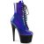 Pleaser Botín ADORE-1020SHG Azul-Lila Negro EU-35 / US-5