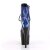 Pleaser Botín ADORE-1020SHG Azul-Lila Negro EU-35 / US-5