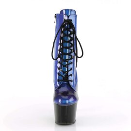 Pleaser Botín ADORE-1020SHG Azul-Lila Negro EU-36...